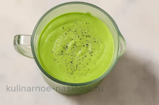 Холодный суп из зелёного горошка с мятой - шаг 5