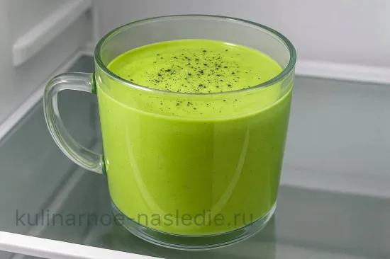 Холодный суп из зелёного горошка с мятой - шаг 6