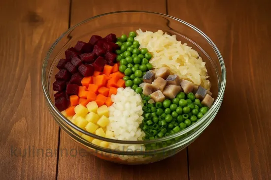 Винегрет с селёдочкой - шаг 3 (изображение)