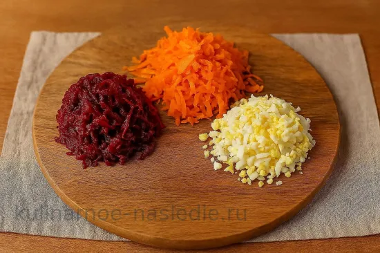 Сельдь под шубой в лаваше - шаг 3