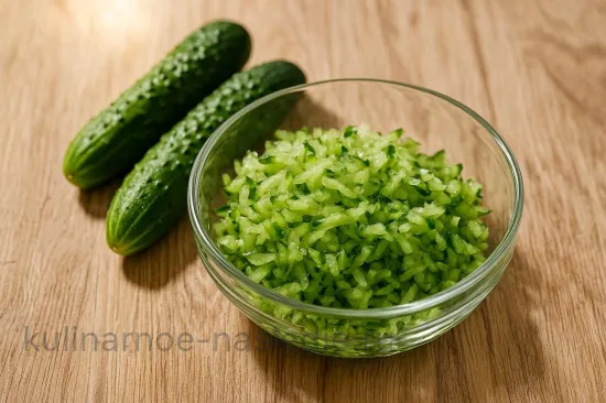 Огуречный холодный суп с мятой и кефиром - шаг 1. Подготовка огурцов