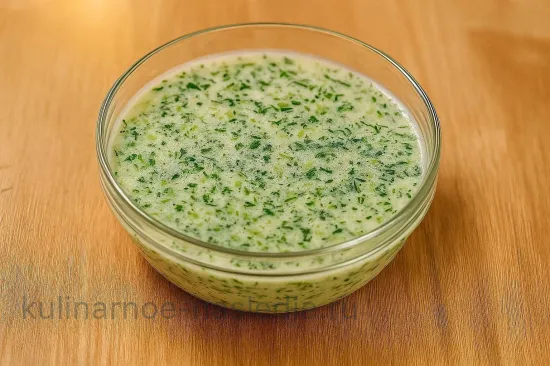 Огуречный холодный суп с мятой и кефиром - шаг 5. Охлаждение супа