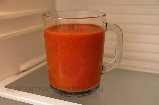 Гаспачо с болгарским перцем и огурцом - шаг 5