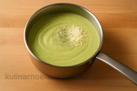 Крем-суп из брокколи с сыром - шаг 4. Кремовая текстура