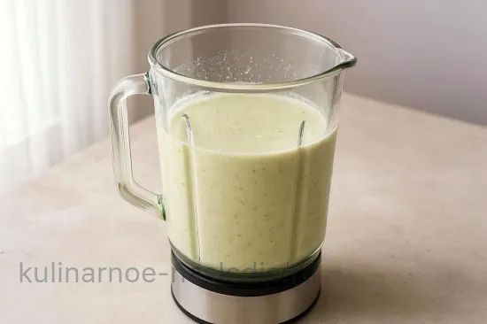 Сельдереевый крем-суп на пару - Создание кремовой текстуры