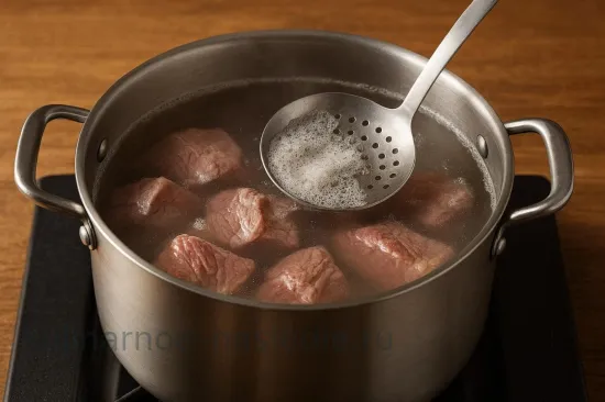 Мясной бульон с пряностями - шаг 1