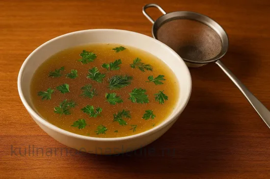 Мясной бульон с пряностями - шаг 3