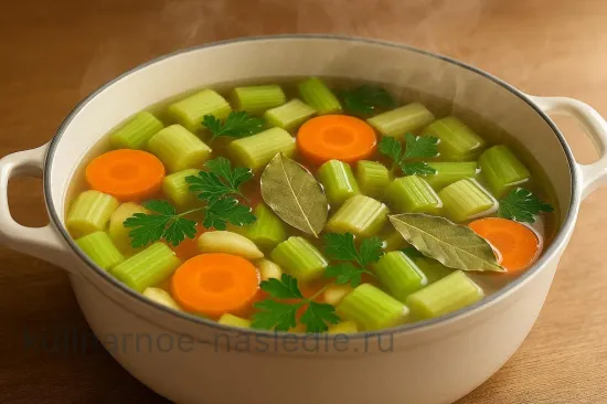 Овощной бульон с кореньями – легкий и витаминный - шаг 2