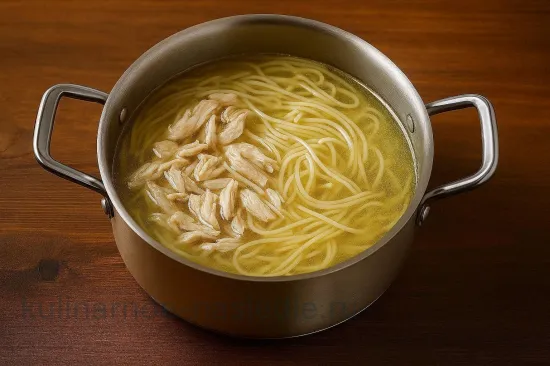 Куриный бульон с лапшой - шаг 4