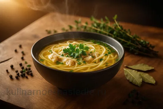 Куриный бульон с лапшой - шаг 5