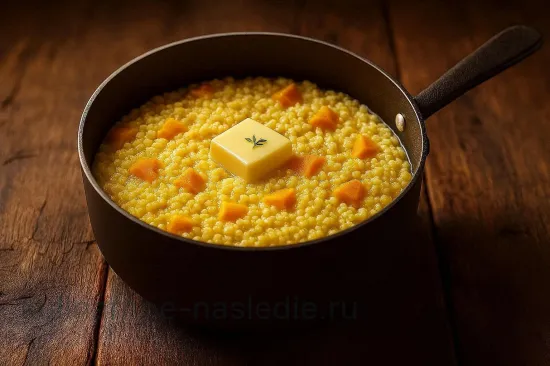 Пшенная каша с тыквой - золотистая и полезная - шаг 4