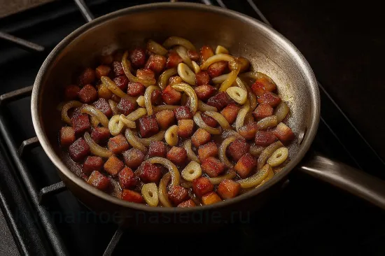 Гороховая каша с копченостями - наваристо и ароматно - шаг 3