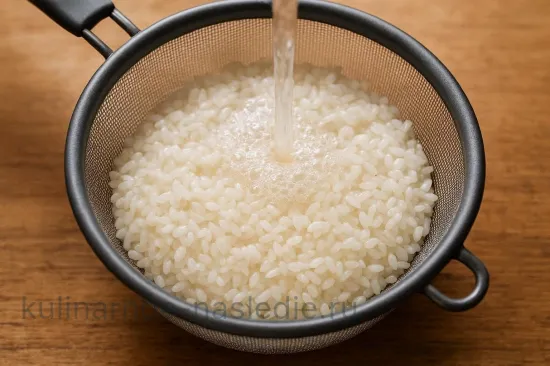 Рисовая каша на молоке - Подготовка риса