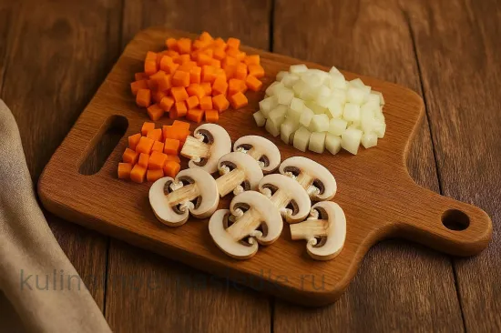 Гречневая каша с грибами и луком - шаг 3