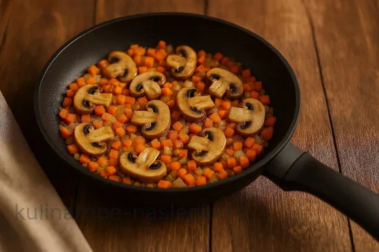 Гречневая каша с грибами и луком - шаг 4