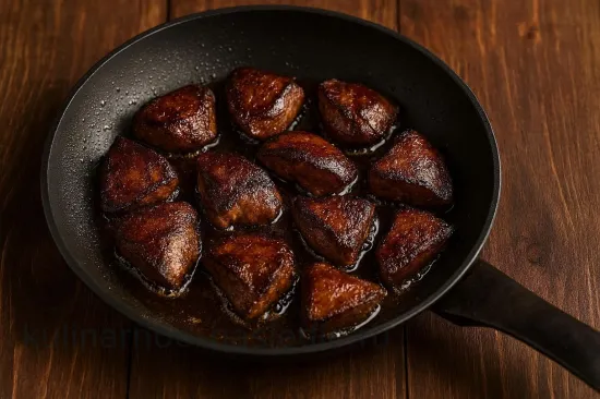 Печень индейки с яблоками и кальвадосом - шаг 2 (изображение)