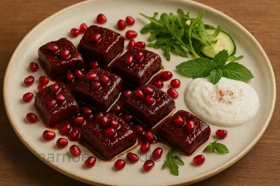 Баранья печень в гранатово-медовом глазури - восточный рецепт - шаг 3