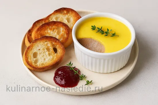 Нежный паштет из кроличьей печени с трюфельным маслом - Подача