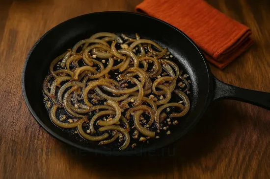 Баранина печень с гранатовым соусом - восточный рецепт - шаг 3