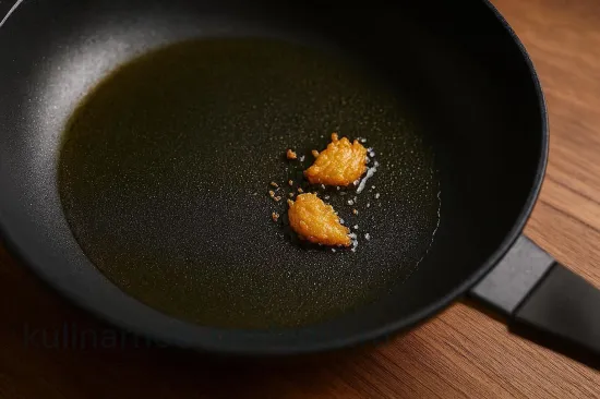 Рис с креветками и болгарским перцем - Ароматизация масла