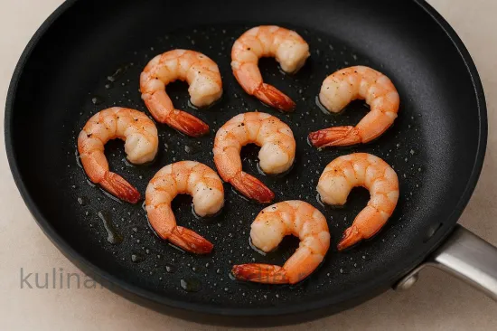 Тосты с креветками и сливочным сыром - шаг 2