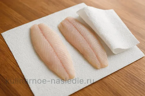 Рыбное филе с креветками и сыром - шаг 1