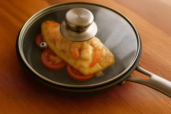 Рыбное филе с креветками и сыром - шаг 7