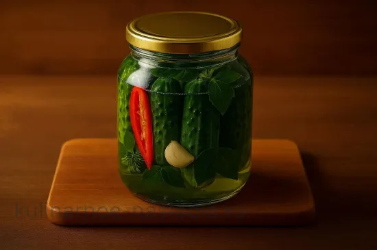 Пикантные малосольные огурчики с чили и зеленью - шаг 4