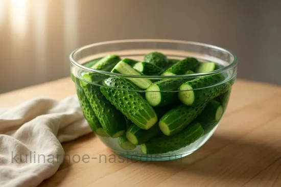 Огурчики малосольные на минеральной воде - шаг 1