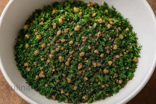 Запечённая рыба с ореховой зеленью - шаг 1