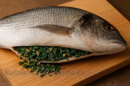 Запечённая рыба с ореховой зеленью - шаг 3
