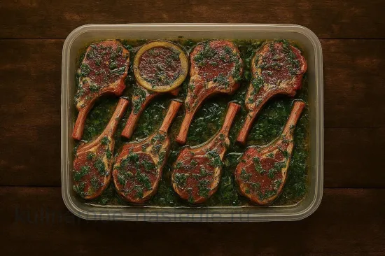 Бараньи ребрышки в ароматном коньячном маринаде - шаг 4