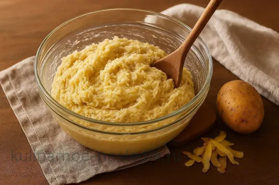 Картофельные лепёшки с чесночным соусом и сыром - шаг 4