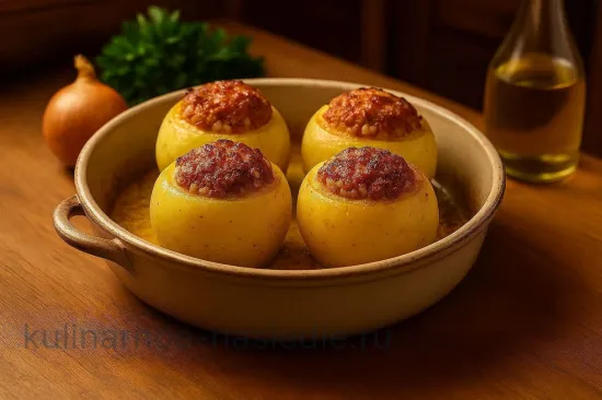 Фаршированный картофель в духовке - шаг 5