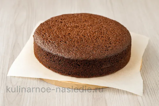 Торт "Барашек" - нежный шоколадный десерт с кофейными нотками - Выпекание и подготовка коржей