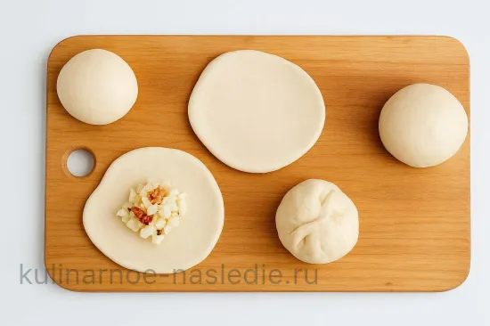 Булочки с яблоками и кунжутом - шаг 2