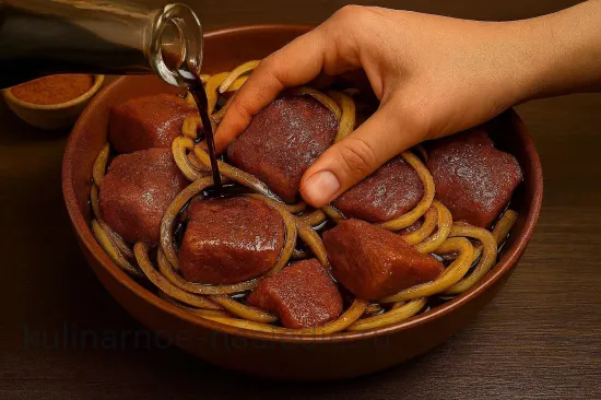 Маринад для шашлыка с соевым соусом - Соевый соус для вкуса и соли