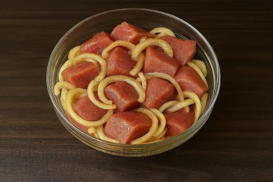 Шашлык из свинины в луковом маринаде - шаг 3