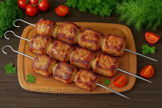 Шашлык из свинины в луковом маринаде - шаг 4