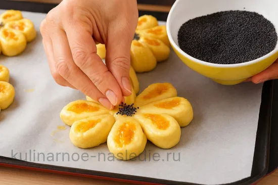 Булочки с курагой - шаг 10 (изображение)