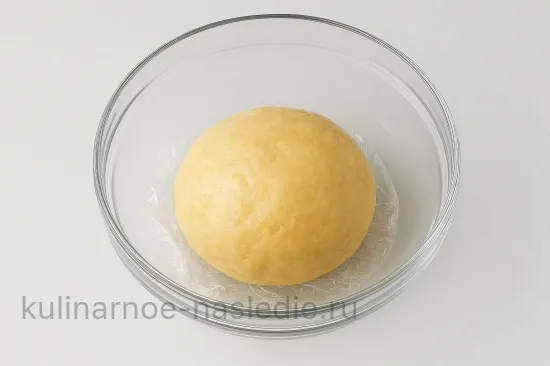 Русский курник с тройной начинкой - Замес теста