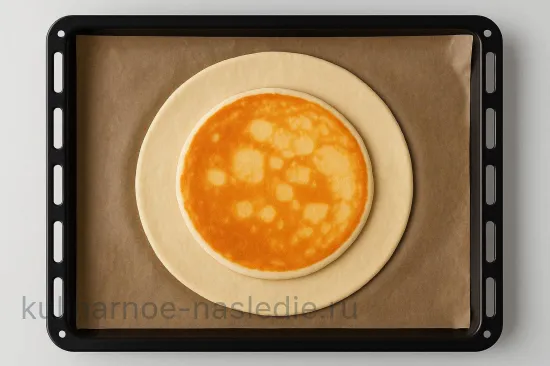 Русский курник с тройной начинкой - Подготовка основы курника