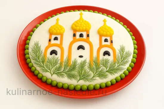 Салат «Храм» - шаг 8 (изображение)