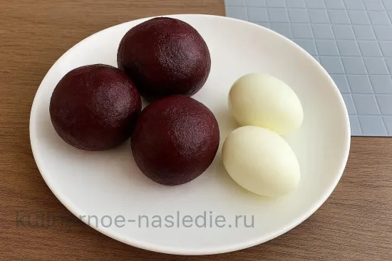 Тарталетки селедочкой и свекольной пастой - Готовим основу для пасты