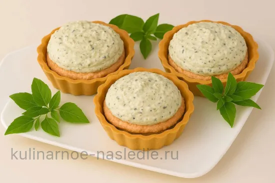 Тарталетки с горбушей, творожным сыром и икрой - шаг 4