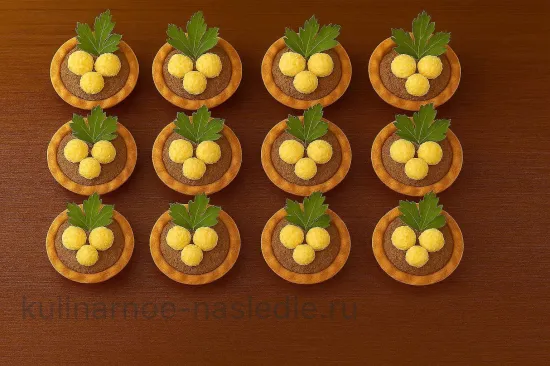 Тарталетки с паштетом из куриной печени - шаг 5