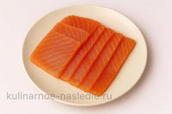 Блинные роллы с рыбой, рисом и огурцом - шаг 5 (изображение)