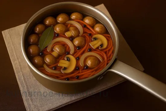 Домашние маринованные шампиньоны - шаг 8