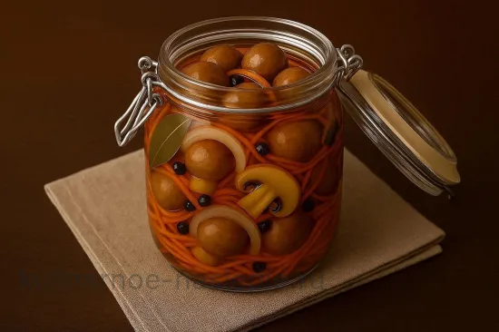 Домашние маринованные шампиньоны - шаг 9