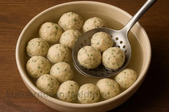 Суп-пюре с куриными фрикадельками и плавленым сыром - шаг 2 (изображение)